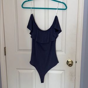 Off the shoulder body suit